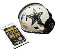 Miles Sanders JSA COA Signed  Mini Helmet Dallas Cowboys Penn State