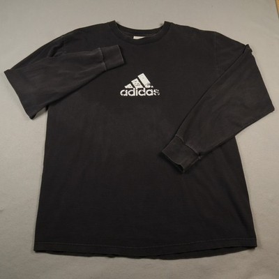 Vintage Adidas Shirt Mens Large Gothic Spell Out Logo Old English