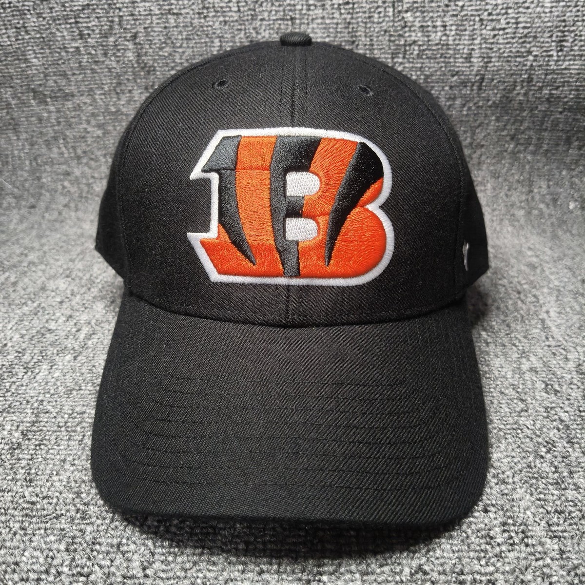 '47 Brand Cincinnati Bengals NFL Black Strapback Curved Cap Embroidere