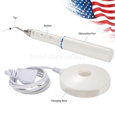 NEW Dental Gutta Percha Obturation System Endo Heated Pen+2PCs Tips Free Kit