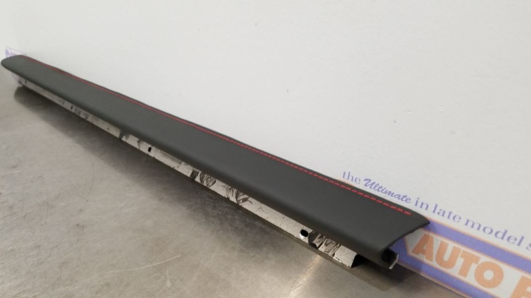 19 ASTON MARTIN VANTAGE REAR PARTITION TRIM SET BLACK WITH RED STITCHING