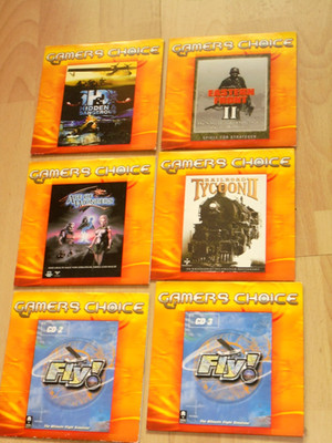 GAMERS COICE- Konvult 6 verschiedene Spiele - PC CD-ROM Take 2