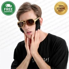 Elvis Sunglasses With Sideburns Gold Costume Glasses Same Day
