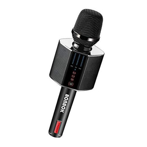 Karaoke Microphone, Portable Wireless Bluetooth Karaoke Mic for Adults&Kids