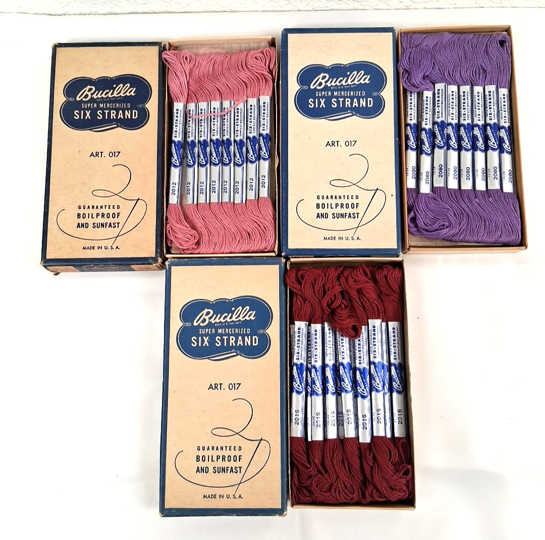 Floss #2012 #2016 #2080 W/original Boxes