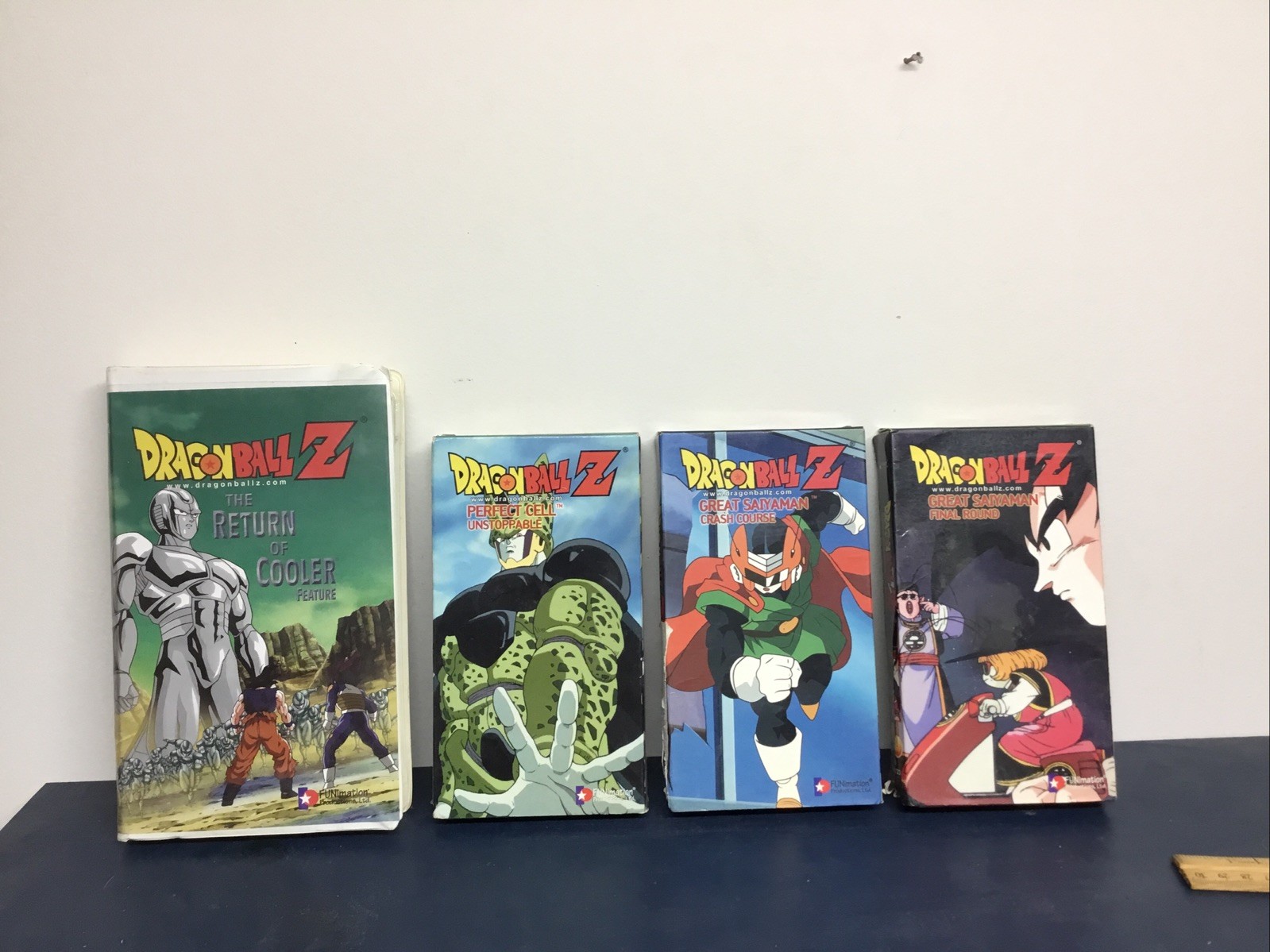 Lote de películas DBZ DRAGONBALL Z VHS GRAN SAIYAMAN CELDA PERFECTA RETORNO DEL REFRIGERADOR