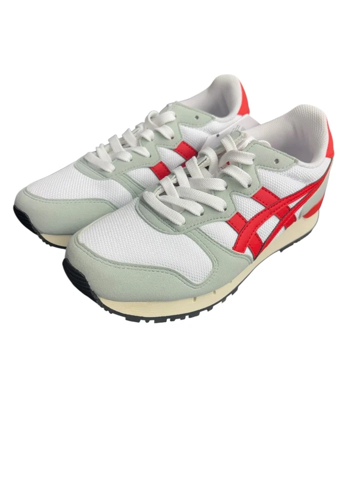 Onitsuka Tiger Alvarado blanco/rojo ardiente para hombre 4,5, para mujer 6 mediano Foto 2 de 4