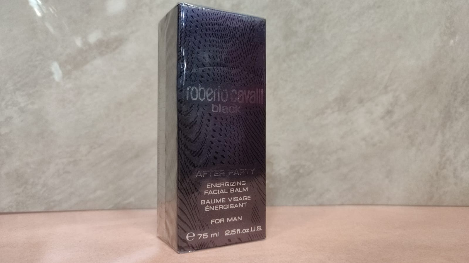 Roberto Cavalli Black For Man Balsamo Viso Energizzante 75ml Originale Sigillato