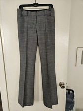 Vintage Express Design Studio Editor Flare Dress Pants - Marbled Gray - Size 4L
