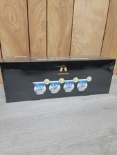 LEMONSODA Stemless Martini Glasses with Chiller - Set of 4 - Elegant Cocktail