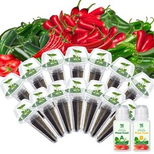 14 POD Pepper Seed Pod Kit, with Serrano, Cayenne, Jalapeño, Bell, Anaheim, B... 3.16 per gallon
