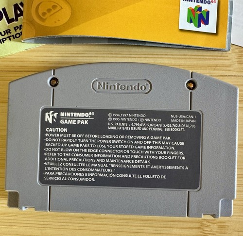 Paper Mario (Nintendo 64, 2001) CIB 100% Completo En Caja Auténtico - Probado - Imagen 7 de 9