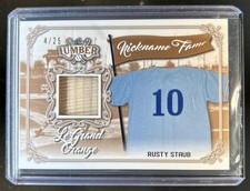 2021 Leaf Lumber Rusty Staub Bronze Nickname Fame Bat #4/25