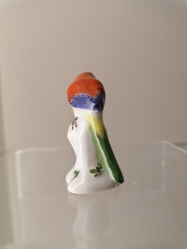 Meissen Figur Papagei Miniatur 1. Wahl, Höhe ca. 5 cm, Top Modell Nr. 11 - Picture 5 of 10