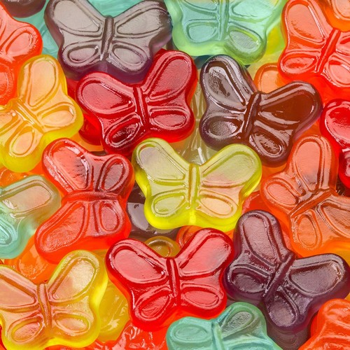 Albanese World's Best Mini Gummi Butterflies 5lbs of Candy (Pack of 1) - Picture 2 of 5