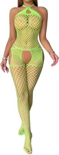 Women Sexy Bodysuit Lingerie Fishnet Body Stocking Babydoll Nightwear Sleepwear