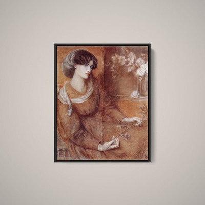 Dante Gabriel Rossetti - Jane Morris, Study for Mariana - Paper or Canvas