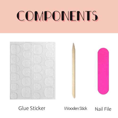 Purple Press on Nails Short Almond Fake Nails Press ons False Nails with - Picture 6 of 7