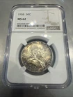 1958 P NGC MS62 Franklin Half Dollar