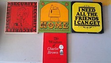 Vintage Charlie Brown, Peanuts Snoopy 60's 1st Ed HC Books (4) Charles Schulz