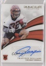 2019 Panini Immaculate Rookie Auto /99 Trayveon Williams #RA-25 Auto 1p5