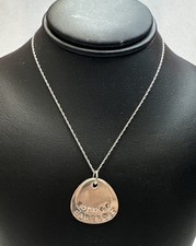 925 Sterling Silver Mother Daughter Pendant Necklace