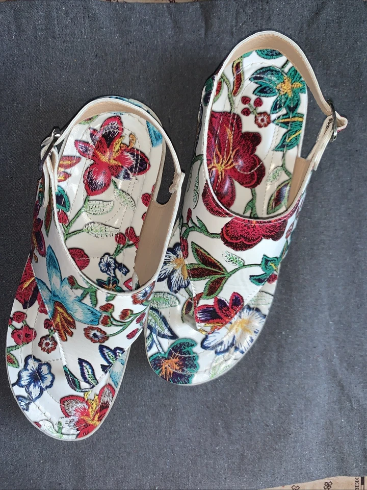 SHEIN Flip Flops Damen, Keilabsatz, mit Schnalle, - Bild 2 von 4