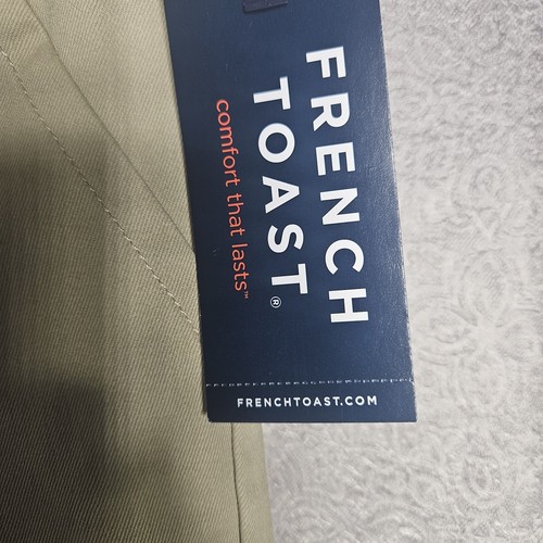 French Toast Pants Girls Size 10 Beige Khaki Four pockets Comfort Casual Pull On - Picture 5 of 10