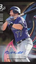 2018 BOWMAN PLATINUM BRIAN MUNDELL TOP-48 AUTOGRAPH ORANGE 6/25 ROCKIES