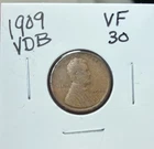 1909 VDB Lincoln Wheat In Very Fine Condition Nice Coin See Pics Free Shipping