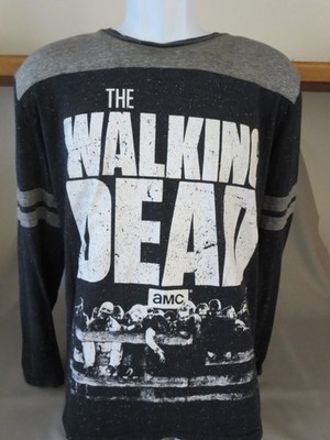 The Walking Dead AMC Promo Zombies Graphic Long Sleeve Shirt Men's Extra Large