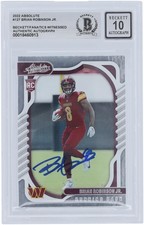 Autographed Brian Robinson Jr. Alabama Card Fanatics Authentic COA Item#14309387