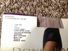 Donna Karan essentials collection sheer control top pantyhose, buff, size: M — photo 4