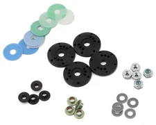 MIP 1/8 Bypass1 Hi-Flow Tapered Shock Piston Kit (4) (6-Hole x 1.3mm) [MIP24400]