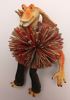 Star Wars Jar Jar Binks Koosh Ball 1999 Lucasfilm Figure Toy