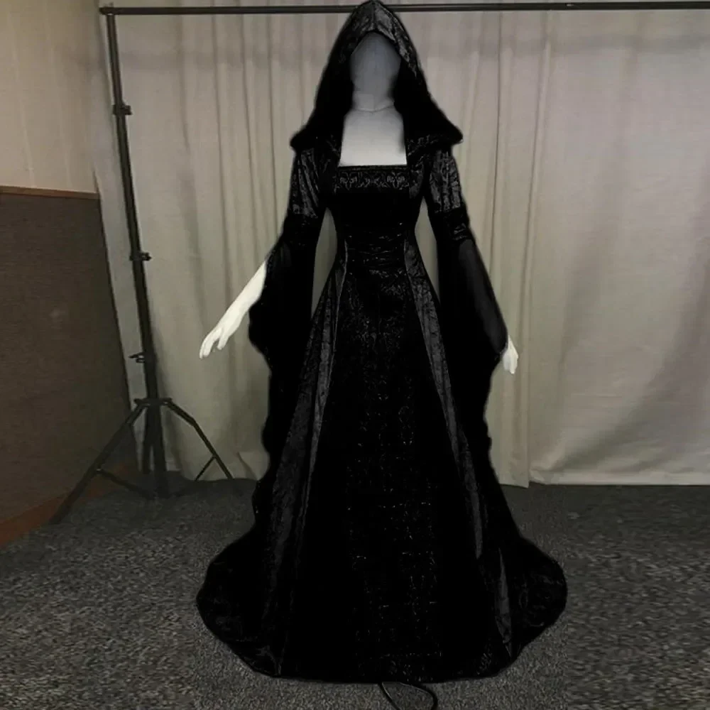 Black Medieval Dress in Women's Dresses for sale | eBay UK