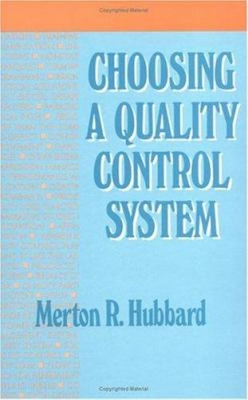 #ad Choosing a Quality Control System Hardcover Merton R. Hubbard $149.99