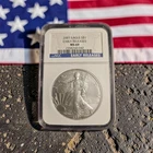 2007 American Silver Eagle - NGC MS69 - Early Releases   Lot #550