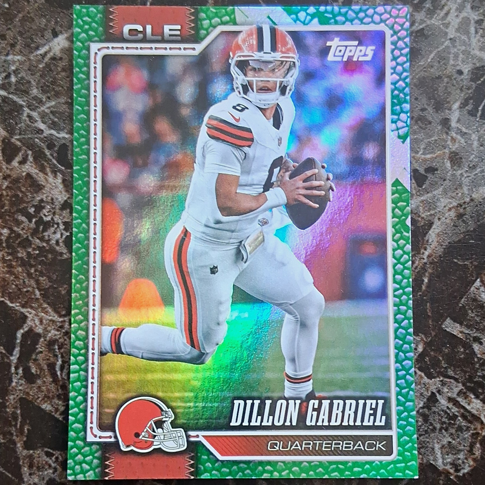 Topps Chrome 2025 Rookie Autographs Dillon Gabriel Browns Green Refractor /99