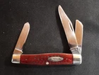 Vintage Case XX 6375 Large Stockman 9 Dot 1971 Red Bone