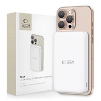 Tech-Protect PB24 Lifemag Qi2 Magsafe Power Bank 10000Mah Weiß
