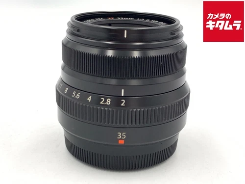 FUJIFILM XF35mm F2 R WR BLACK for Fujifilm X mount from Japan -Near Mint- `7000