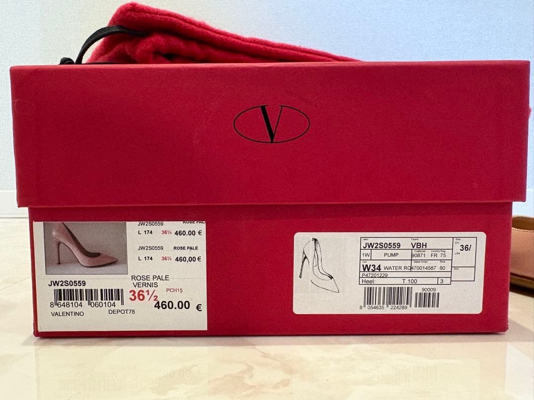 Valentino Garavani Pumps Heel Leather Pink Beige EU36.5/US6.5 116182c thumbnail 21