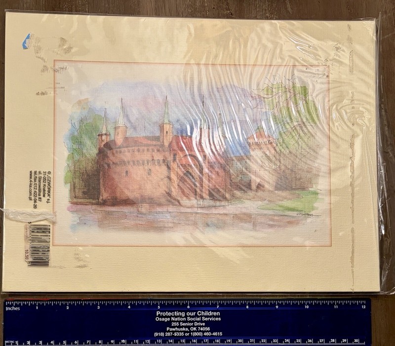reproduction Print Poland Kraków Barbican Gothic Fortress, Katarzyna Tomala