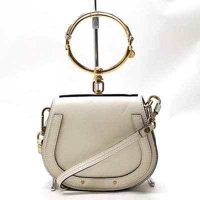 Chloe Hand Bag White Leather 4732309
