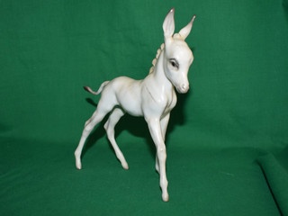 AN ENDEARING ORIGINAL VINTAGE 'ROSENTHAL GERMANY' PORCELAIN DONKEY FOAL.