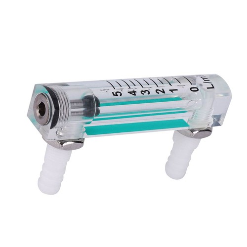 1 Air Rate Gauge 1-5LPM Oxygen Carbon Dioxide Measuring Flowmeter Gauge - Bild 9 von 24