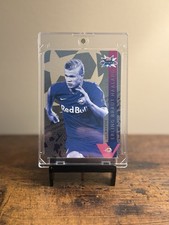 Erling Haaland 2019-20 Topps Crystal UEFA Champions League Rookie Card, Norway. rookie card picture