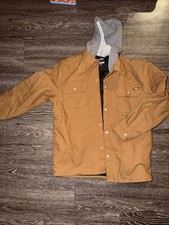 Dickies Hooded jacket Work Large 12y-14y Medium Brown Tan