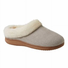 Dearfoams Woman Indoor/Outdoor Breathable Memory Foam Clogs - Tan Size 7/8
